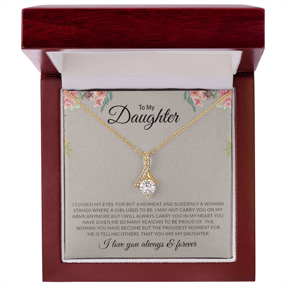 To My Daughter - Alluring Beauty Necklace