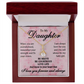 To My Daughter - Alluring Beauty Necklace