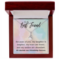 To My Best Friend - Alluring Beauty Necklace