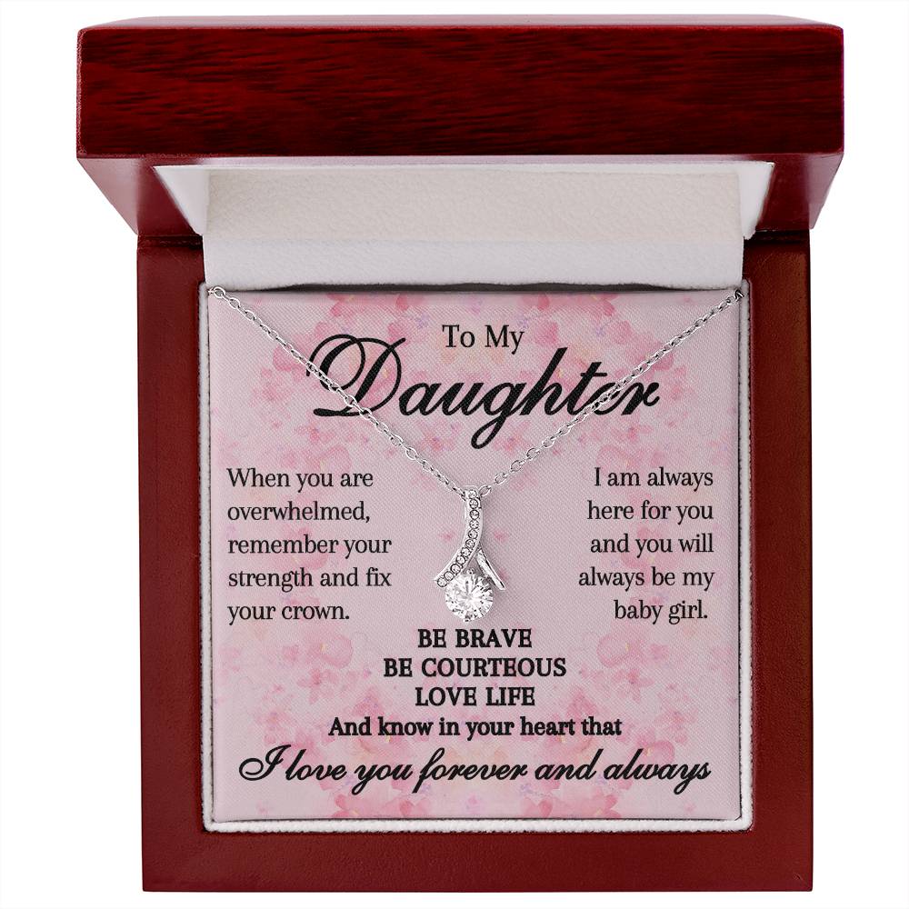 To My Daughter - Alluring Beauty Necklace