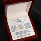 To My Wife - Love Knot Necklace
