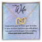 To My Wife - Interlocking Hearts Necklace