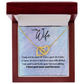To My Wife - Interlocking Hearts Necklace