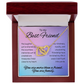To My Best Friend - Interlocking Hearts Necklace