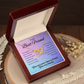 To My Best Friend - Interlocking Hearts Necklace