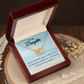 To My Daughter - Interlocking Hearts Necklace