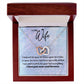 To My Wife - Interlocking Hearts Necklace