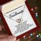 To My Soulmate - Interlocking Hearts Necklace