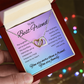 To My Best Friend - Interlocking Hearts Necklace