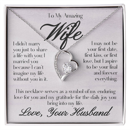 To My Wife - Forever Love Necklace