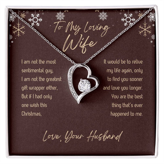 To My Wife - Forever Love Necklace - Christmas