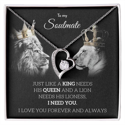 To My Soulmate - Forever Love Necklace