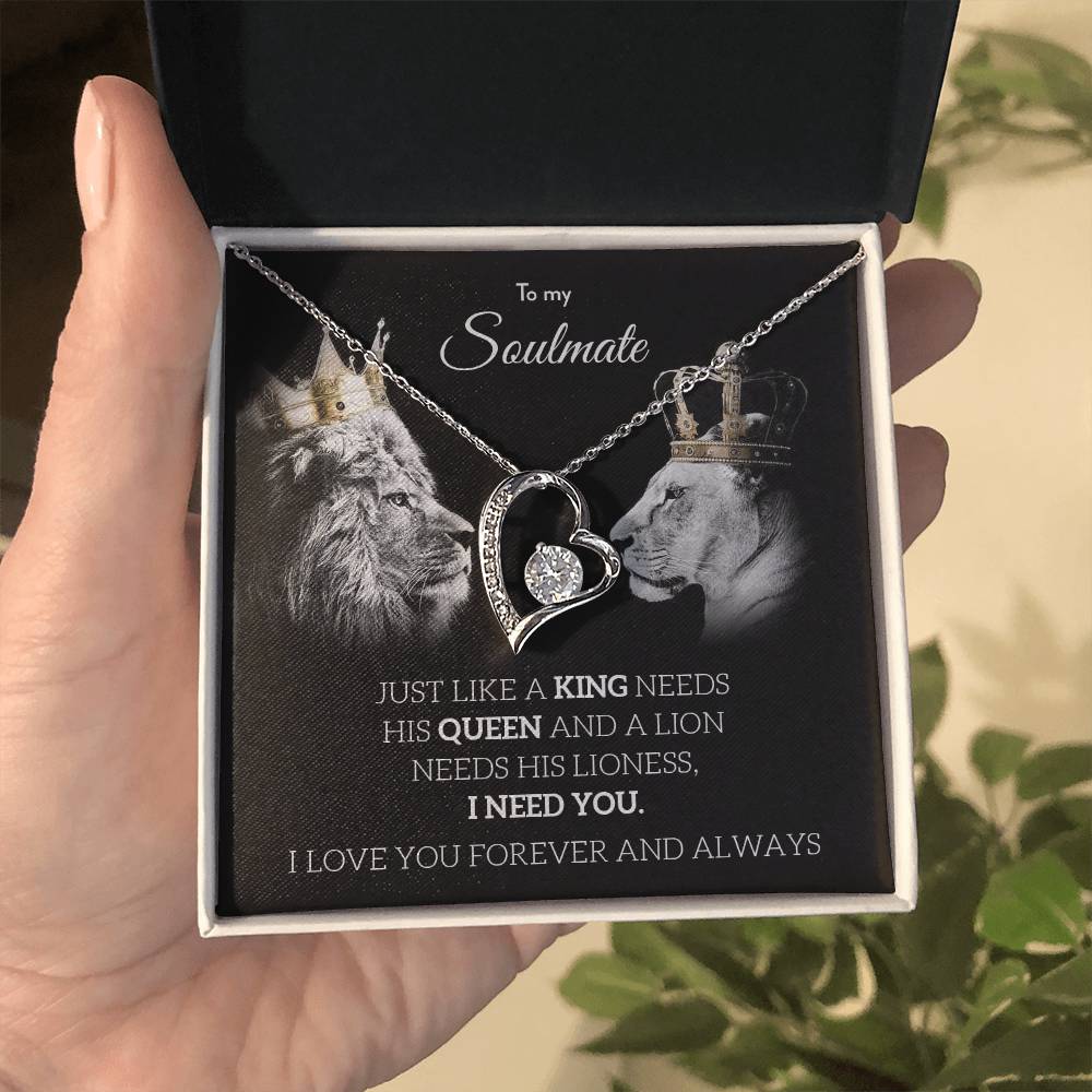 To My Soulmate - Forever Love Necklace