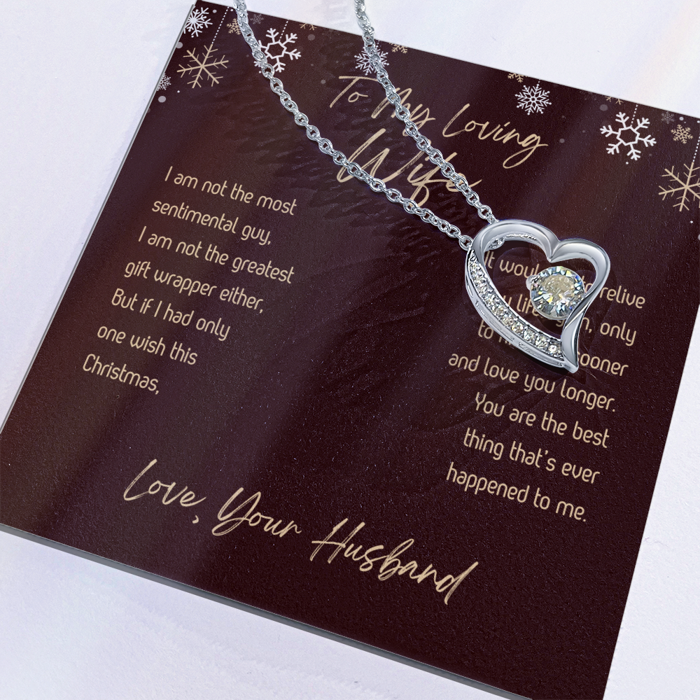 To My Wife - Forever Love Necklace - Christmas