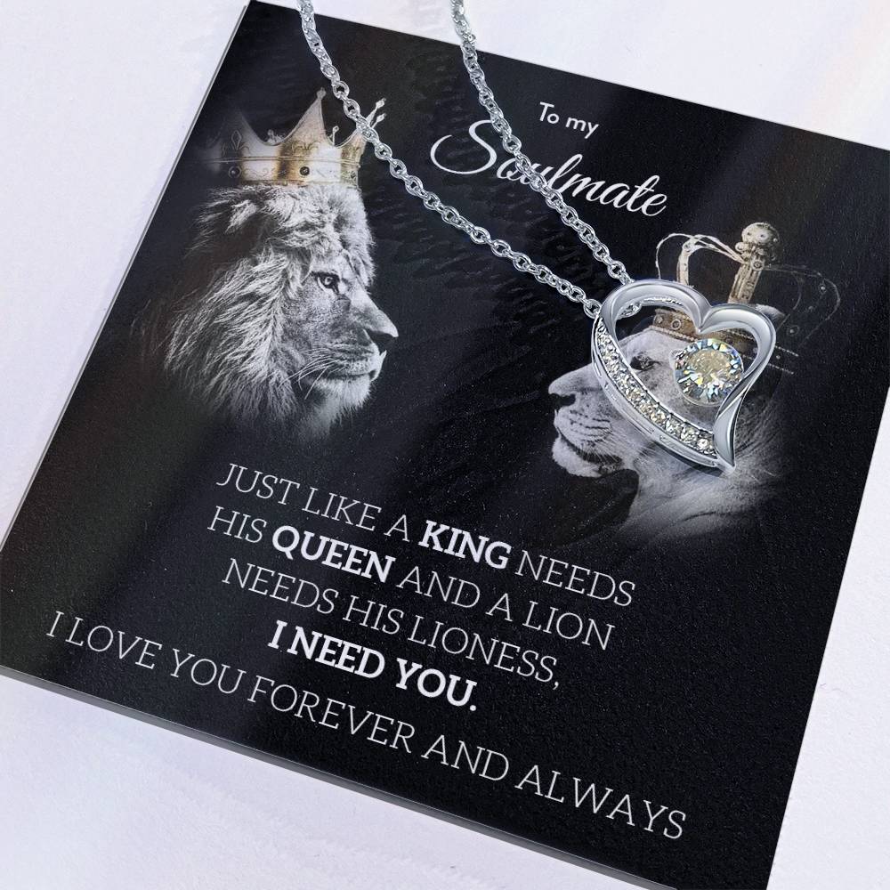 To My Soulmate - Forever Love Necklace