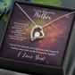 To My Beautiful Mother - Forever Love Necklace
