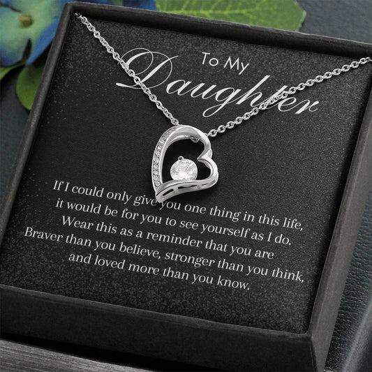 To My Daughter - Forever Love Necklace