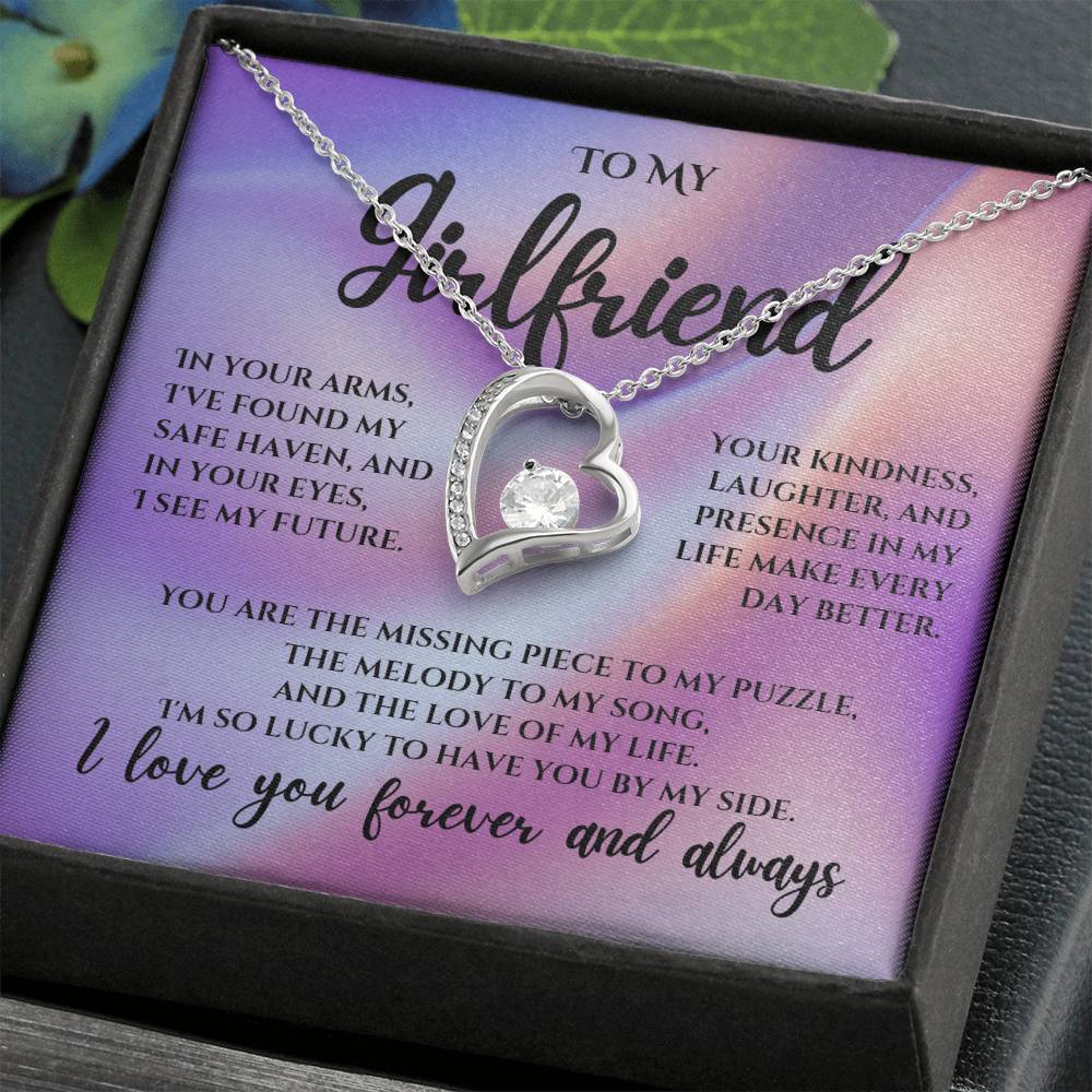 To My Girlfriend - Forever Love Necklace