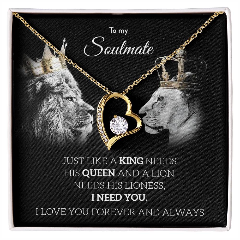 To My Soulmate - Forever Love Necklace