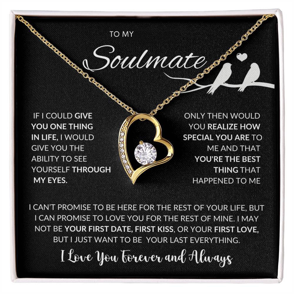 To My Soulmate - Forever Love Necklace