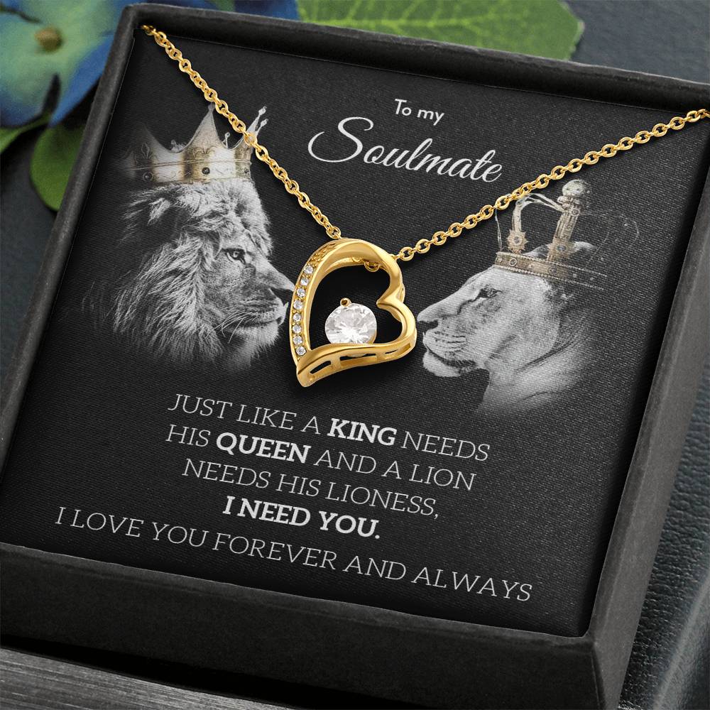 To My Soulmate - Forever Love Necklace