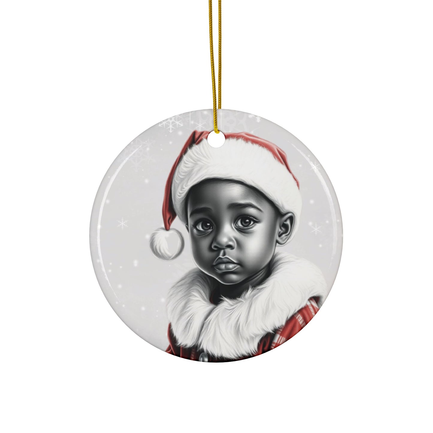 Santa Babies #11 - Precious Ceramic Christmas Ornaments Series