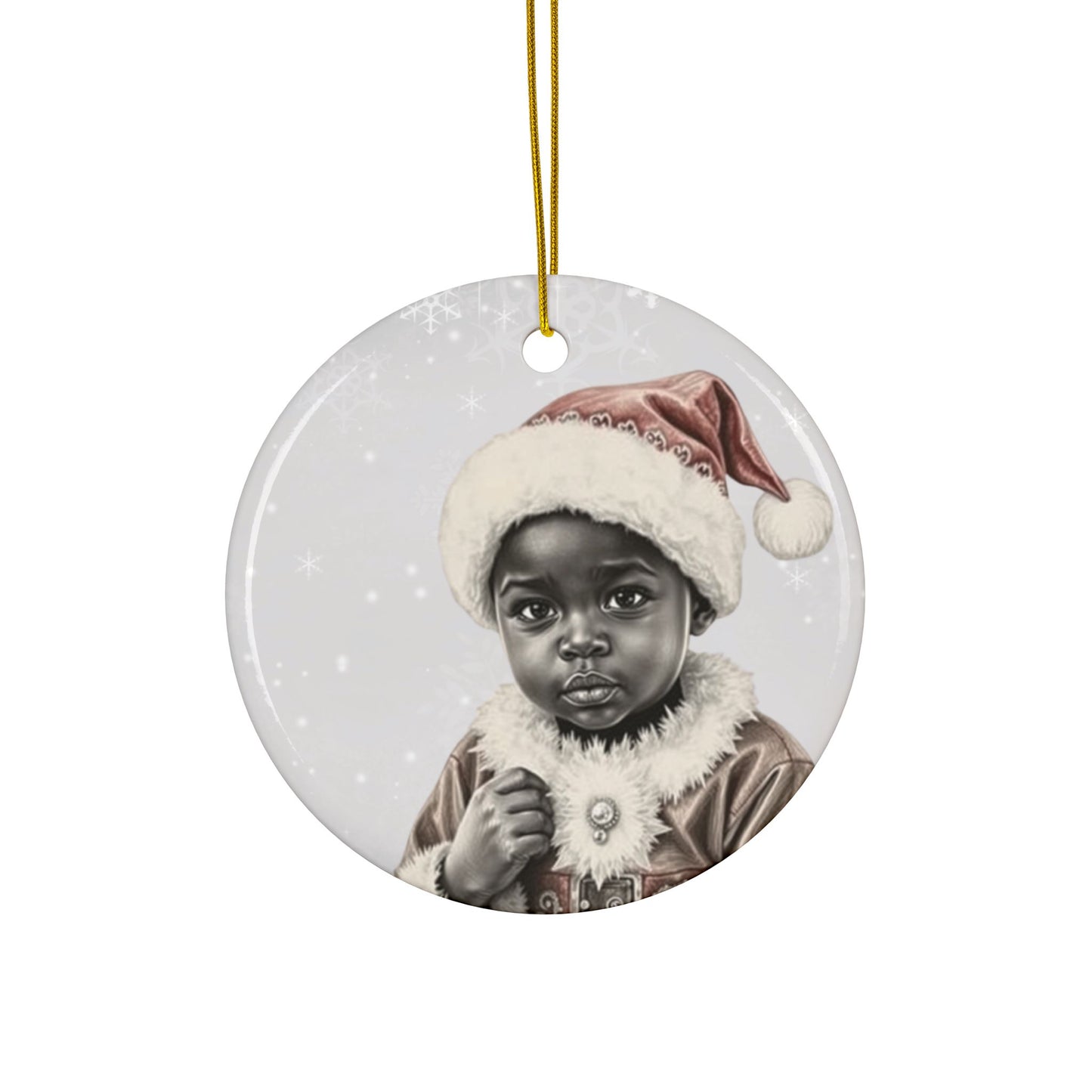 Santa Babies #10 - Precious Ceramic Christmas Ornaments Series