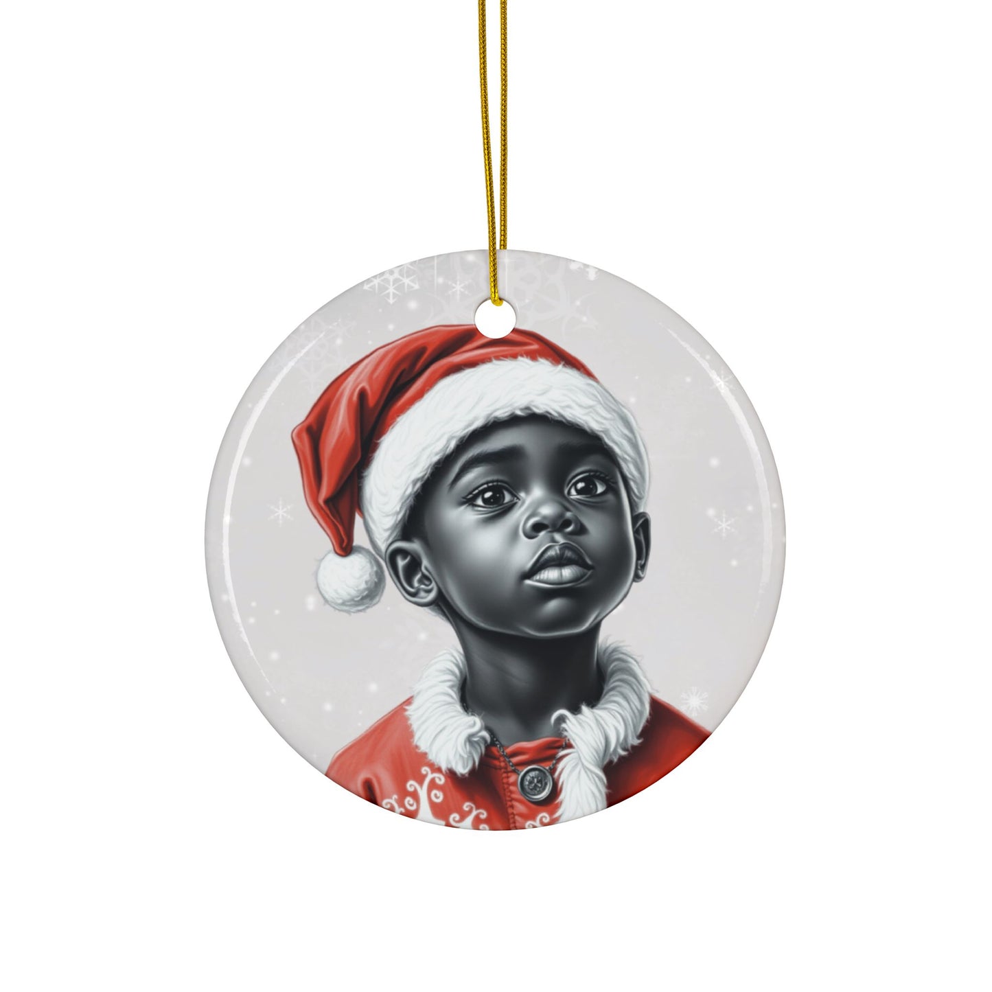 Santa Babies #9 - Precious Ceramic Christmas Ornaments Series