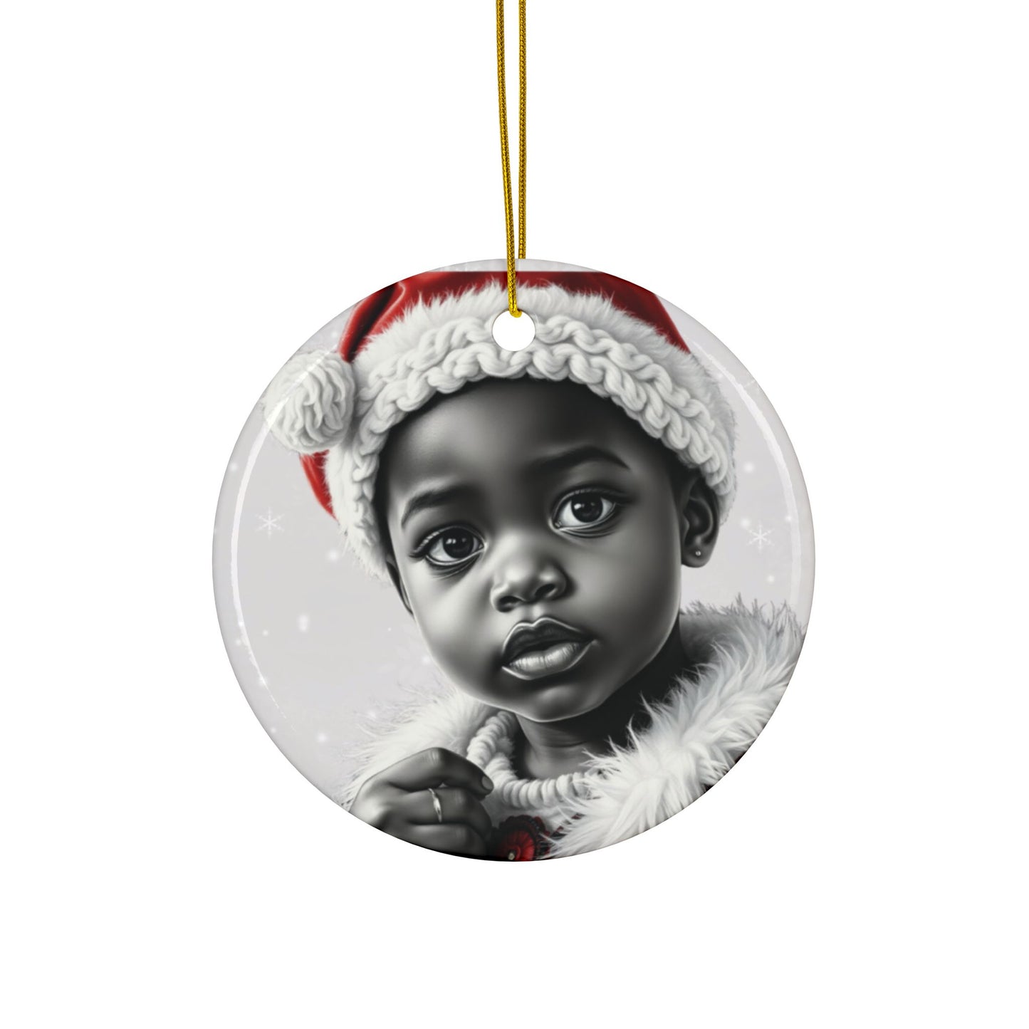 Santa Babies #6 - Precious Ceramic Christmas Ornaments Series