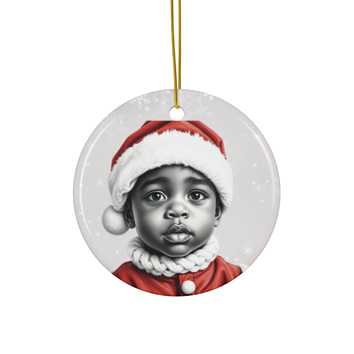 Santa Babies #5 - Precious Ceramic Christmas Ornaments Series